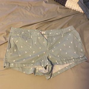 cactus print shorts